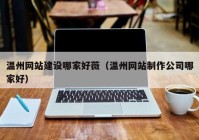 温州网站建设哪家好薇（温州网站制作公司哪家好）